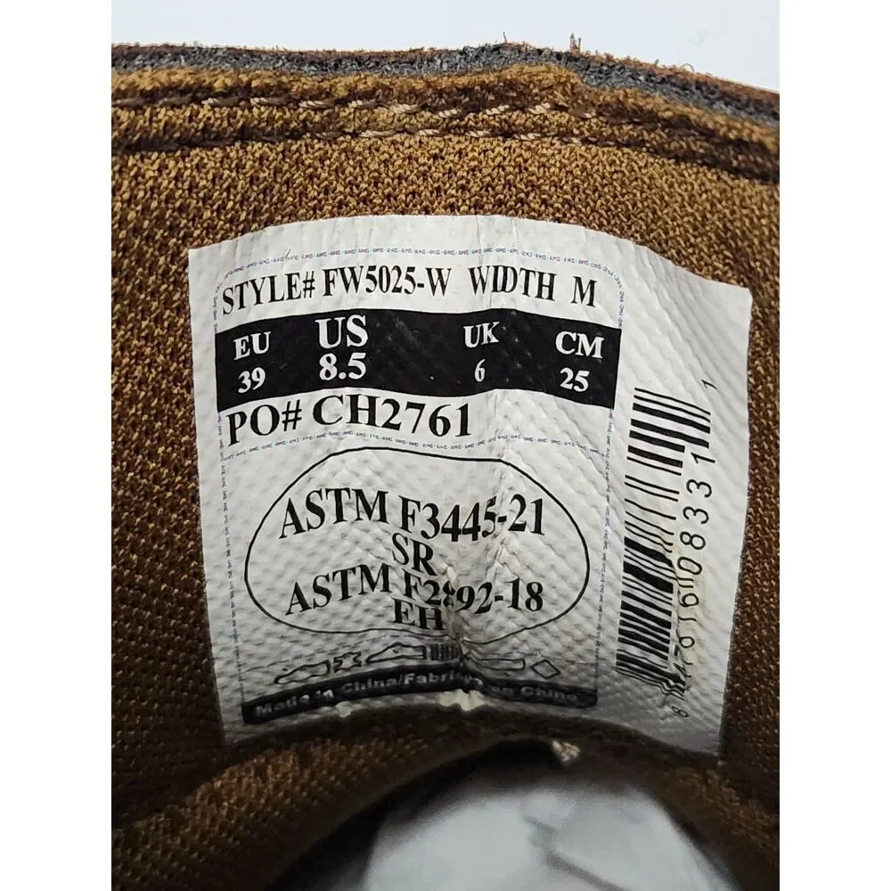 Carhartt Women’s Pull‑On Chelsea Wedge Boot Brown 8.5M